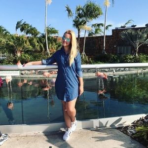 Dresses - Denim shirt dress Dresses - Denim shirt dress